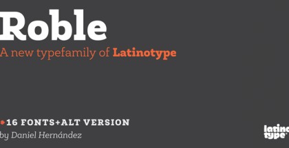 Roble font