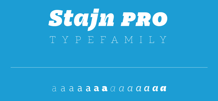 Stajn Pro font