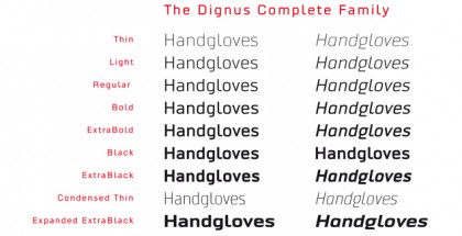 Dignus font