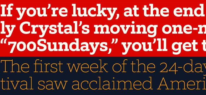 Equip Slab font by Dieter Hofrichter