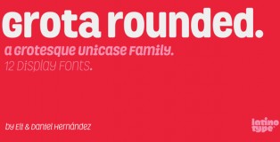 Grota Rounded font