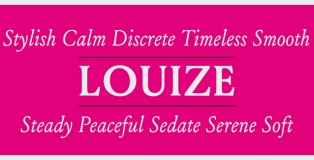 Louize font