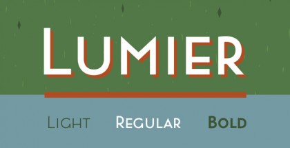 Lumier font