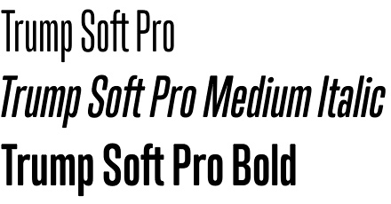 Trump Soft Pro font