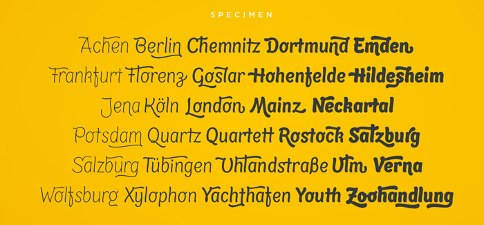 Yonia font by Lecter Johnson