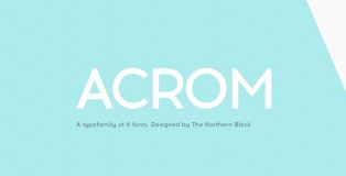 Acrom font