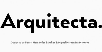 Arquitecta font