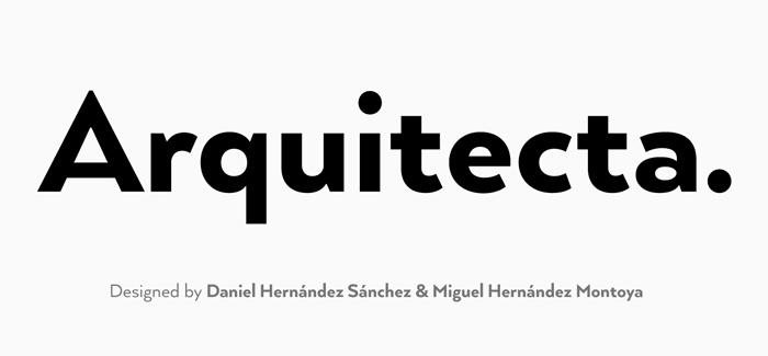 Arquitecta font
