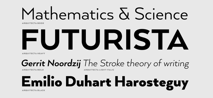 LatinoType’s Arquitecta