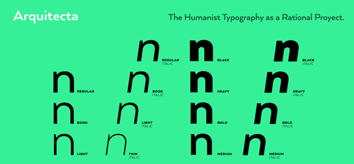 LatinoType’s Arquitecta font