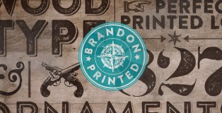 Brandon Printed font