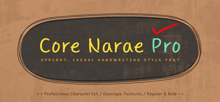 Core Narae Pro font