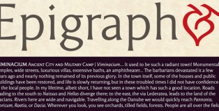 Epigraph font