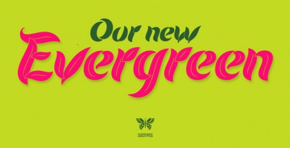 Evergreen font