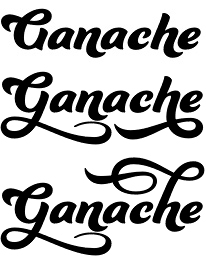 Ganache font