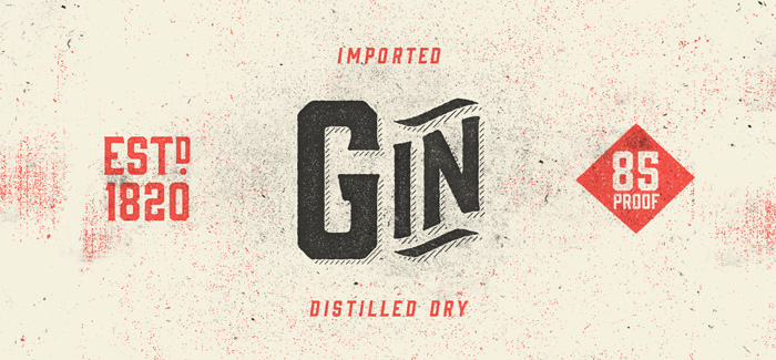 Gin font