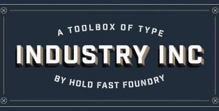 Industry Inc font