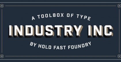 Industry Inc font