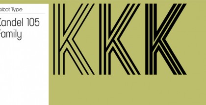 Kandel 105 font