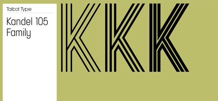 Kandel 105 font