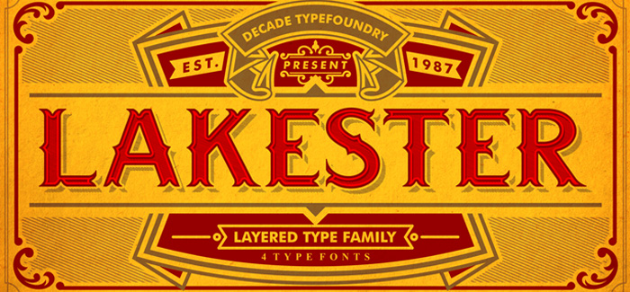 Lakester font