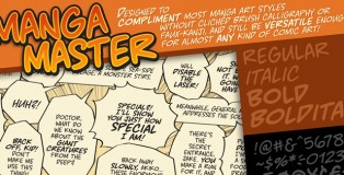 MangaMaster BB font