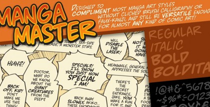 MangaMaster BB font