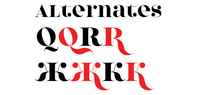 Model 4F font