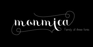 Monmica font family