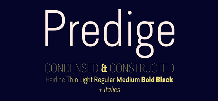 Predige font