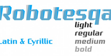 Robotesqa 4F font