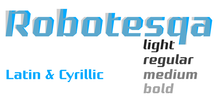 Robotesqa 4F font
