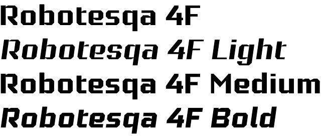 Robotesqa 4F font