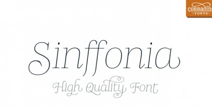 Sinffonia font