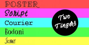 Two Fingers font