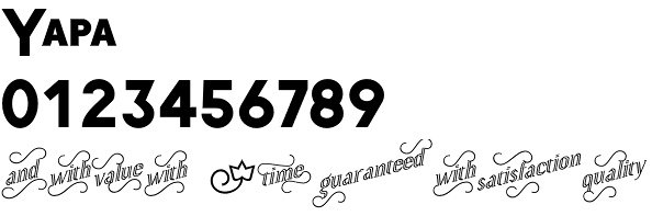 Yapa font