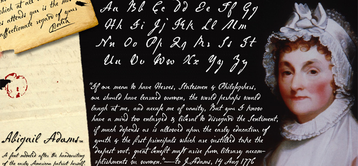 Abigail Adams font