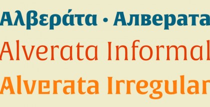 Alverata font