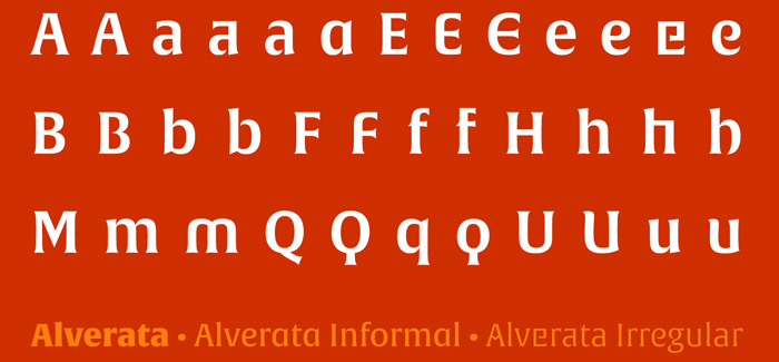 Alverata font