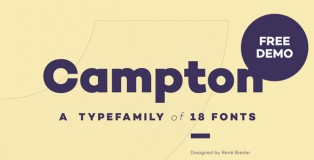 Campton font
