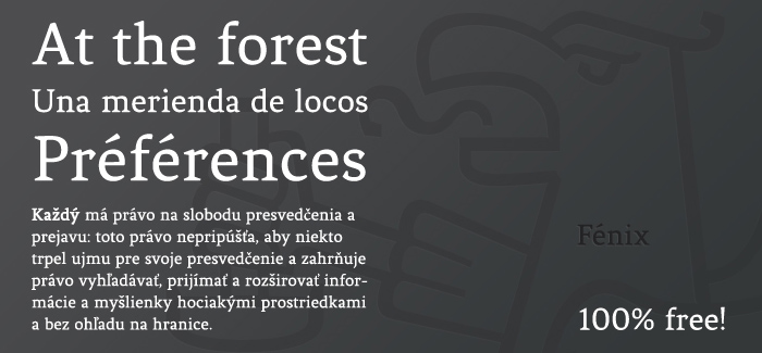 Fenix free font