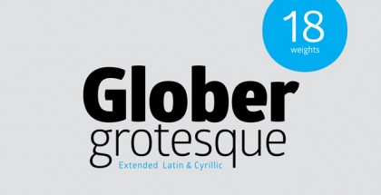 Glober font