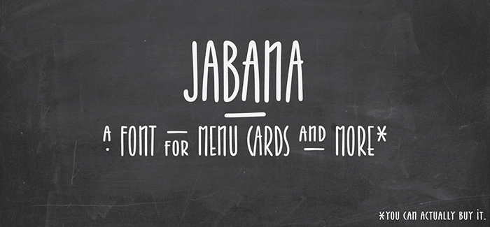 Jabana font by Nils Types