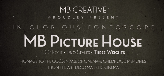 MB Picture House font
