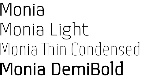 Monia font