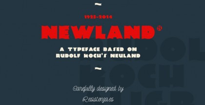 Newland font