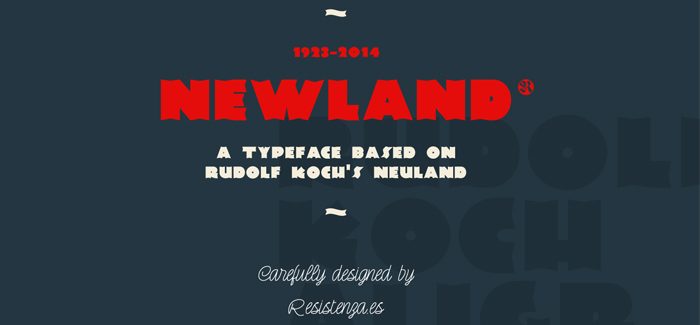 Newland font