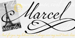 P22 Marcel font