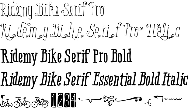 Ride My Bike Serif font