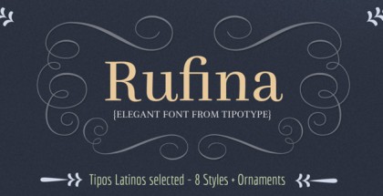 Rufina font